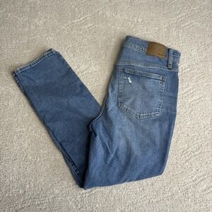 Women's Madewell 29 The Perfect Vintage Jean Straight Leg Distressed High Rise‎